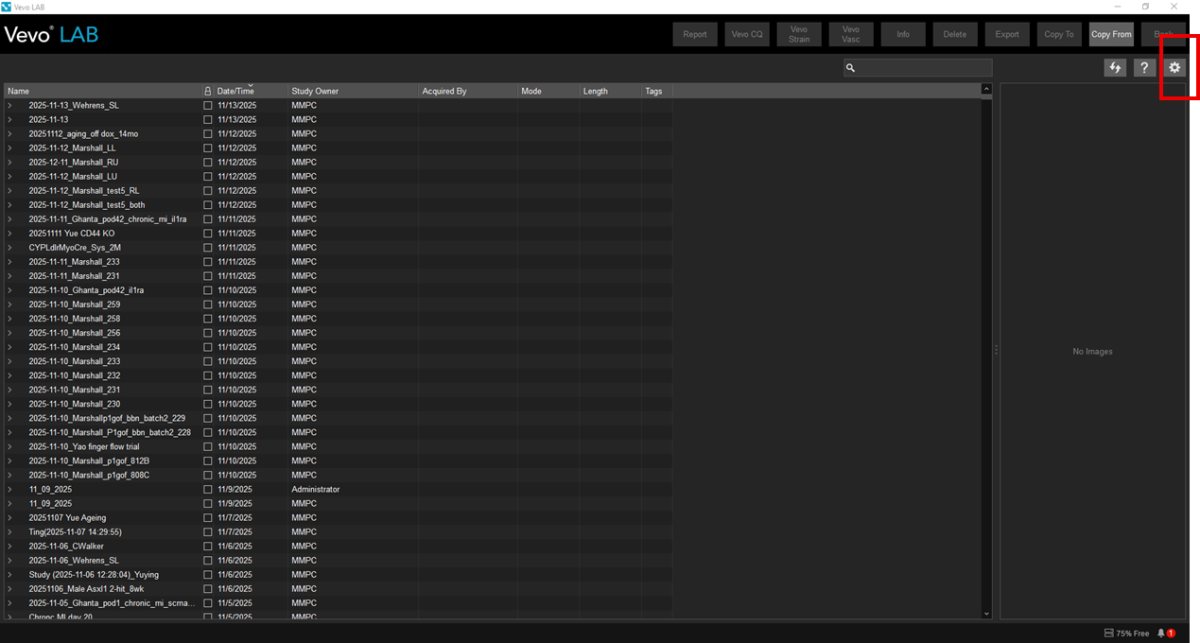 SOP - Changing the Vevo Lab Working Folder --PUBLIC - MMPC-wiki